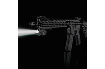 Image of Crimson Trace LiNQ Green Laser and Tactical Light Sight for AR Rifles, CR2, Green, 300 Lumens, Black, LNQ-100G