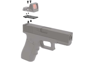Image of Crimson Trace Rad Dovetail Mounting Kit Glock Full Size/42/43/48, Low Profile, 01-3000186
