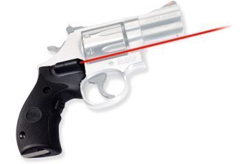 Image of Crimson Trace Rubber Lasergrip - Smith &amp; Wesson K/L Frame, Round Butt, Black LG306 