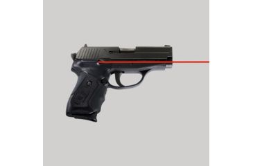 Image of Crimson Trace Rubber Overmold Laser Grip, Black - Sig Sauer P239 - LG439