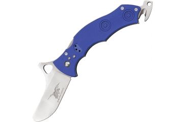 Image of Crmipt Standard Folding Knife, 2.75in, Blunt Tip Blade, Blue G10 Handle CSSD01