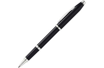 Image of Cross Century II Black Lacquer Rollerball Pen w/ Rhodium Appointments, Black AT0085102