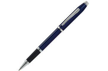 Image of Cross Century II Translucent Blue Lacquer Selectip Rollerball Pen w/ Rhodium Appointments, Blue AT0085103