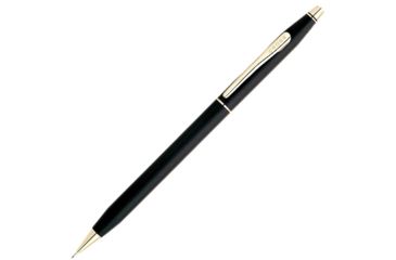 Image of Cross Classic Century Classic Black 0.7mm Pencil w/ 23K Gold Plated Appointments, Black 250305