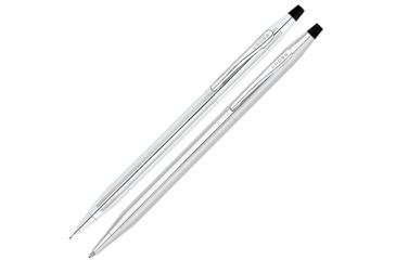 Image of Cross Classic Century Lustrous Chrome Pen and Pencil Set of 2, Silver 350105