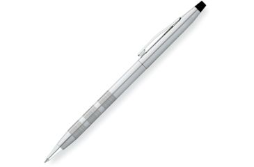 Image of Cross Classic Century Satin Chrome Ballpoint Pen w/ Medium Tip and Black Ink, Chrome AT008214