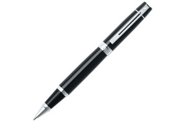 Image of Cross Sheaffer 300 Glossy Black Rollerball Pen w/ Chrome Plated Appointments, Black E1931251