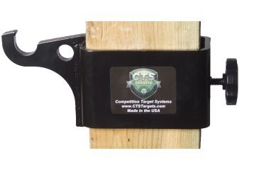 Image of CTS Targets 2x4 Vertical Hanger Hook, Black, 6.75in  L x 2in  W x 3in  H, NSN N CTS-VHH2-035