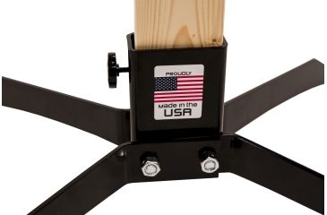 Image of CTS Targets 2x4 X Ground Base, Black, 25in  L x 22in  Wx 8in  H, NSN N CTS-GBS-031