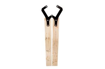 Image of CTS Targets 4x4 Folding Leg Bracket Stand, Black, 9.5in  L x 1in  W x 9.5in  H, NSN N CTS-FLBS-034
