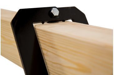 Image of CTS Targets 4x4 Folding Leg Bracket Stand, Black, 9.5in  L x 1in  W x 9.5in  H, NSN N CTS-FLBS-034
