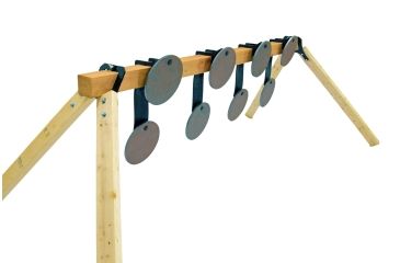 Image of CTS Targets DIY 8 Target Plate Gallery with 8in  Targets, Black, NSN N CTS-F4RH8K-053