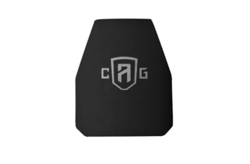 Image of Custom Armor Group 4s17 NIJ 0101.06 Level IV Stand Alone Armor Plate, Swimmers Cut, 10in x 12in, 4S17-ASC-10X12