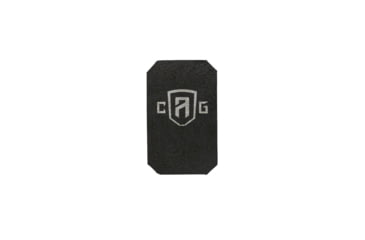 Image of Custom Armor Group AR500 Rhino Coated Level III Stand Alone Steel Armor Plate, 5in x 8in, AR500-5X8