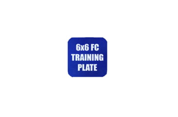Image of Custom Armor Group Non Ballistic Blue Marked SAPI Training Plate, 6in x 6in, GTP-SC-FC-66-NY