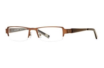 Image of Cutter &amp; Buck CB Prestige SECB PRES00 Single Vision Prescription Eyewear - Walnut SECB PRES005040 BN