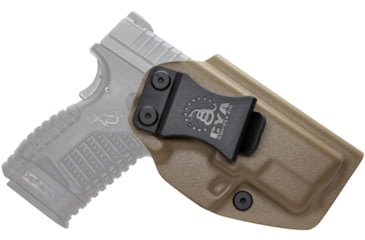 Image of CYA Supply Co. Inside the Waistband Holster for Springfield XD-S MOD.2 - 3.3 in - 9/40, Left Hand Draw, Flat Dark Earth, Small, IWB0064