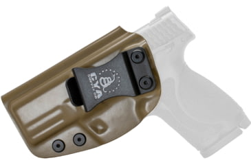 Image of CYA Supply Co. Inside the Waistband Holster, Smith&amp;Wesson, M&amp;P 9/40 M2.0- 3.6 Compact&amp;3.5 Compact, Left Hand, Flat Dark Earth, IWB0100