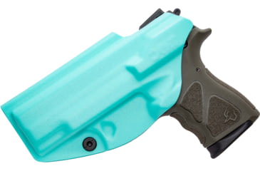 Image of CYA Supply Co. Inside the Waistband Holster, Taurus, TH9 Compact , Right Hand, Teal Blue, IWB0255