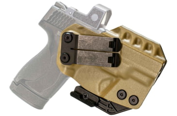 Image of CYA Supply Co. RIDGE IWB Holster for Smith&amp;Wesson, M&amp;P Shield M2.0 &amp; M&amp;P Shield Plus 3.1in, Right Hand Draw, Flat Dark Earth, Small, RDG0003
