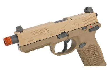 Image of Cybergun / Spartan Military &amp; Law Enforcement Herstal Licensed FNX-45 Tactical Airsoft Pistol, Gas Blowback, VFC, Dark Earth, Small, CB3A-FNX-TN01 / 200503