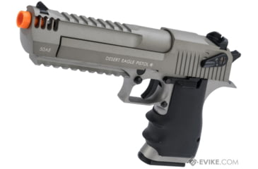 Image of Cybergun / Spartan Military &amp; Law Enforcement Magnum Research Licensed Semi/Full Auto Metal Desert Eagle L6 CO2 Gas Blowback Airsoft Pistol by KWC, Gray, 950504 / EVKCCF541EUB