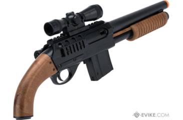 Image of Cybergun / Spartan Military &amp; Law Enforcement Mossberg Licensed M500 Magazine-Fed Airsoft Shotgun Package, Black, 27740