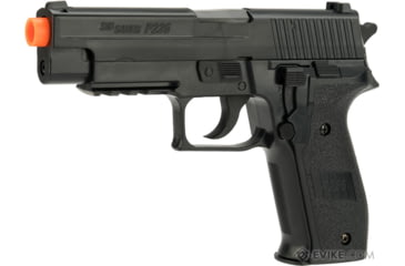 Image of Cybergun / Spartan Military &amp; Law Enforcement SIG Sauer Licensed P226 Spring Powered Airsoft Pistol, Black, 280148