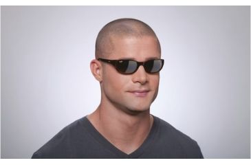 Image of Maui Jim Cyclone Sunglasses w/ Tortoise Frame and HCL Bronze Lenses - H136-10, On Model