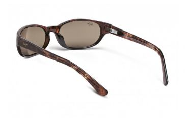 Image of Maui Jim Cyclone Sunglasses w/ Tortoise Frame and HCL Bronze Lenses - H136-10, Back View