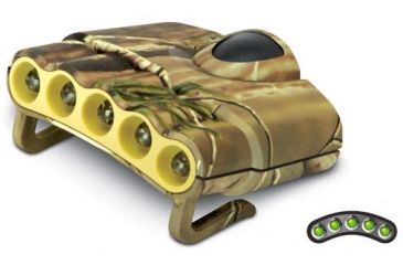 Image of Cyclops Orion 5 Hat Clip Light NXT Camo 5 LED Green Bulbs
