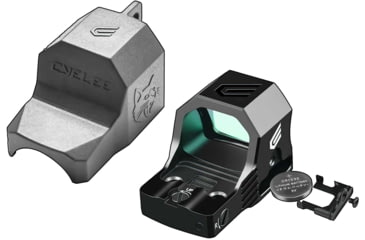Image of Cyelee Optics CAT G-PRO Reflex Green Dot Sight, 1x21x16.5mm, 3 MOA Dot, Black, X004BZWF63