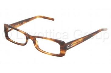 Image of D&amp;G DD1158 Bifocal Eyeglasses - Striped Havana Demo Lens Frame / 50 mm Prescription Lenses, 677-5017
