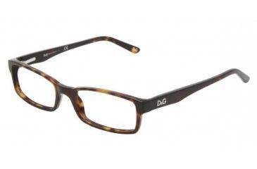 Image of D&amp;G DD 1180 Eyeglasses Styles - Havana Frame w/Non-Rx 51 mm Diameter Lenses, 502-5117