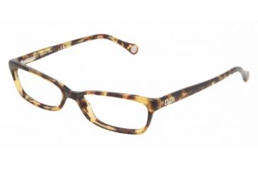 Image of D&amp;G DD 1189 Eyeglasses, Dark Havana Frame w/Non Rx 52 mm Diameter Lenses, 814 5216
