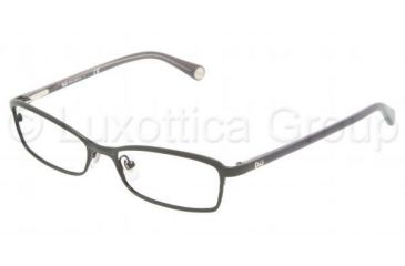 Image of D&amp;G DD 5089 Eyeglasses Styles - Black Frame w/Non-Rx 50 mm Diameter Lenses, 499-5016