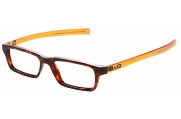 Image of D&amp;G Eyeglasses DD1133 with No-Line Progressive Rx Prescription Lenses, Select Frame Color / Lens Diameter Red Havana Frame / 52 mm Prescription Lenses