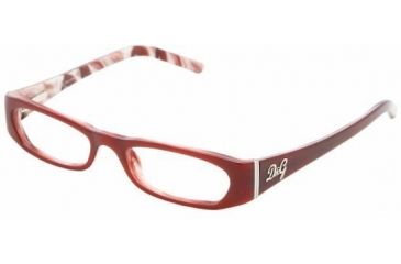 Image of D&amp;G DD1154 Progressive Eyeglasses - Brown On Horn Frame / 51 mm Prescription Lenses, 828-5117