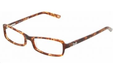 Image of D&amp;G DD1175 Progressive Eyeglasses - Havana Demo Lens Frame / 50 mm Prescription Lenses, 784-5016