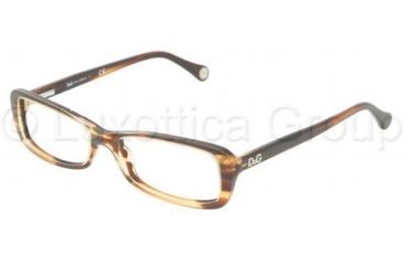 Image of D&amp;G DD1191 Eyeglass Frames 1572-5116 - Orange Havana 