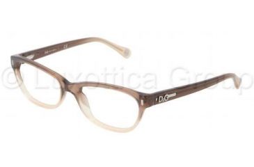 Image of D&amp;G DD1205 Progressive Prescription Eyeglasses 1675-5017 - Brown Gradient Frame