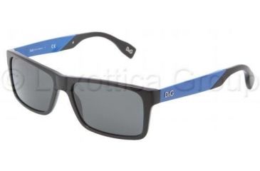 Image of D&amp;G DD3082 Progressive Prescription Sunglasses DD3082-255587-5716 - Lens Diameter 57 mm, Frame Color Black