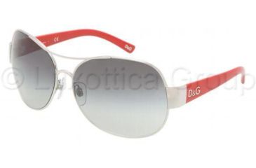 Image of D&amp;G DD6059 Sunglasses 063/8G-6414 - Silver Gray Gradient