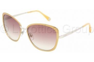 Image of D&amp;G DD6077 Single Vision Prescription Sunglasses DD6077-101413-5816 - Lens Diameter: 58 mm, Frame Color: Yellow / Silver