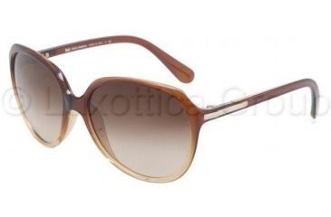 Image of D&amp;G DD8086 Single Vision Prescription Sunglasses DD8086-178113-5916 - Lens Diameter: 59 mm, Frame Color: Brown Gradient