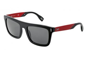 Image of D&amp;G Fashion show DD3083 Sunglasses 255487-5420 - Black Frame, Gray Lenses