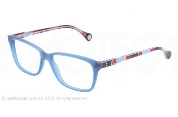 Image of D&amp;G VIBRANT COLOURS DD1238 Bifocal Prescription Eyeglasses 2762-52 - Matte Blue Frame