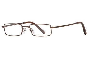 Image of Dakota Smith Abrasion SEDY ABRA00 Progressive Prescription Eyeglasses - Brown SEDY ABRA004535 BN