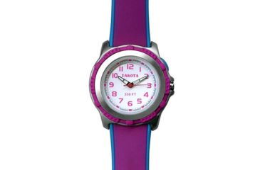 Image of Dakota Watches Dakota Kids Mini Stingray El Watch, Pink, Pink, Plastic, silicone, 5 Year Limited Warranty, DAK-24618