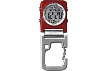 Image of Dakota Watches Digital Square Clip Clock, Red, 3091-8